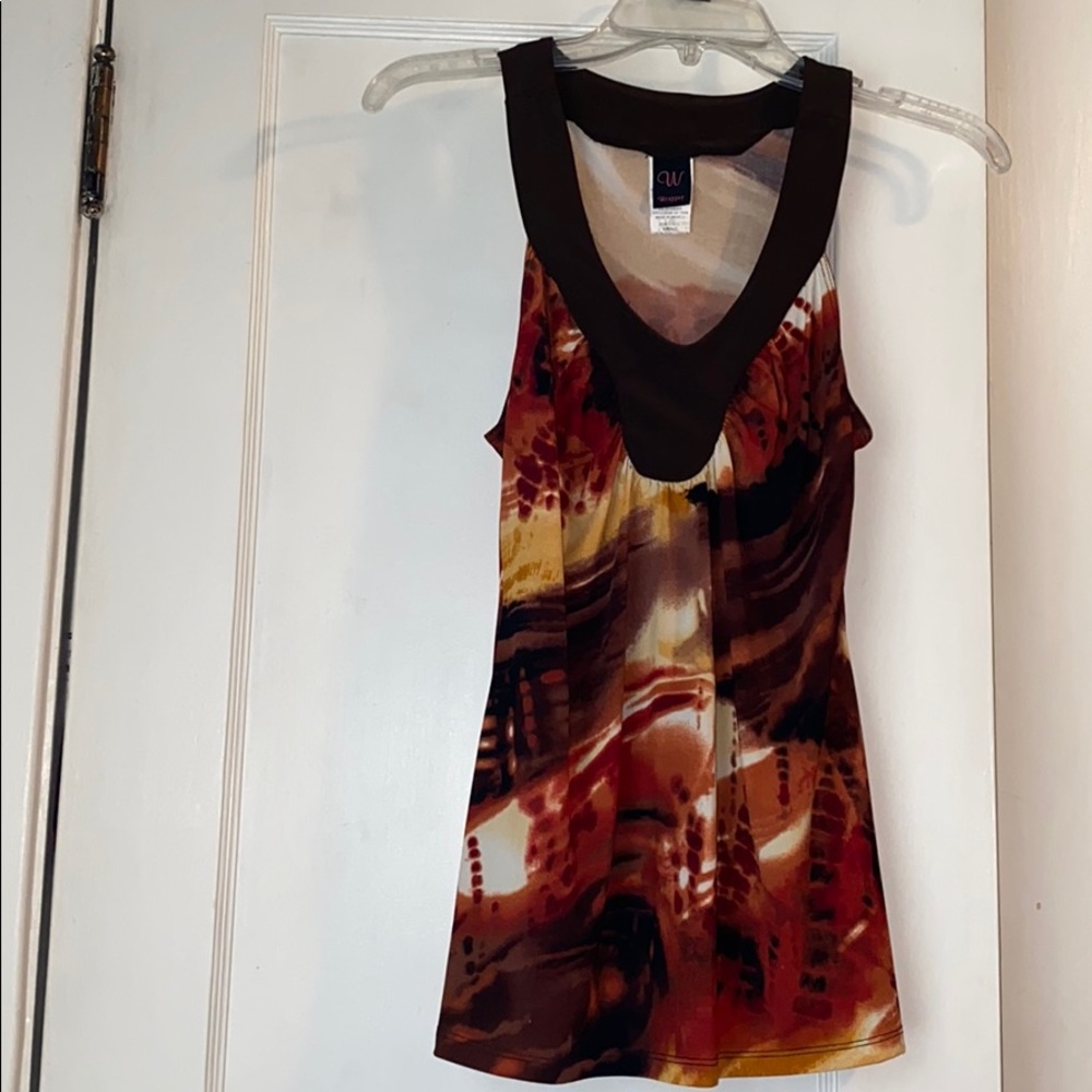Wrapper sleeveless blouse